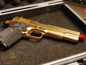 24K Gold Airsoft Pistol | Million Dollar Gift Ideas