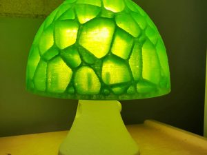 3d Printed Mushroom Lava Lamp 1