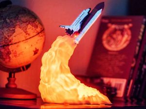 3D Printed Space Shuttle Lamp | Million Dollar Gift Ideas