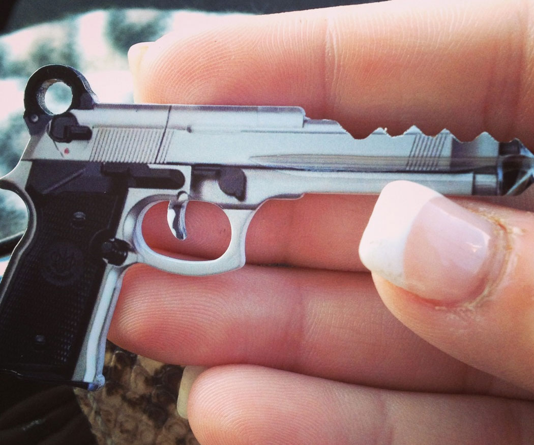 .45 Caliber Gun Key