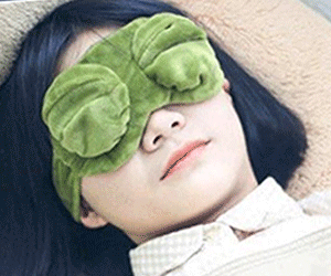 Adjustable Frog Eyes Sleeping Mask