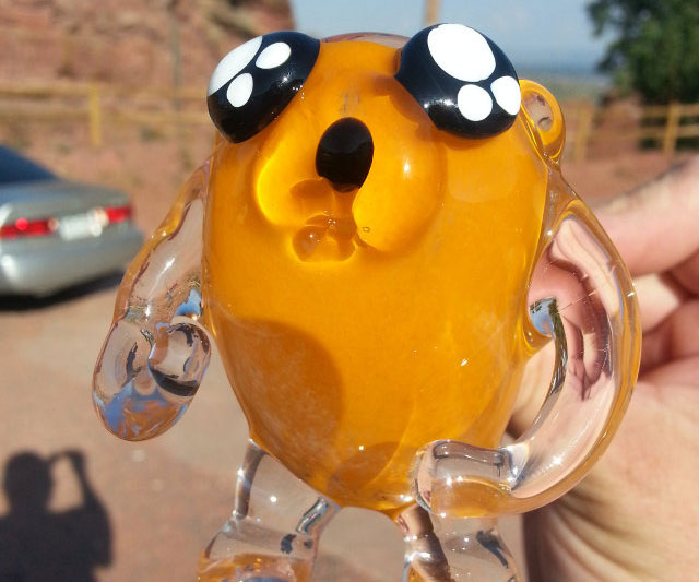 Adventure Time Jake Glass Pipe