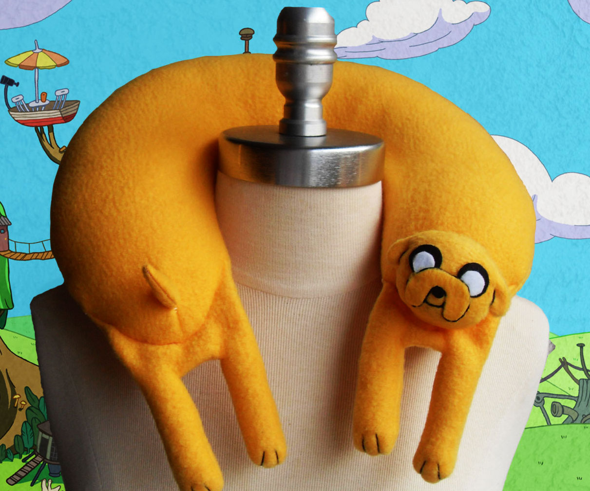 Adventure Time Jake Neck Pillow