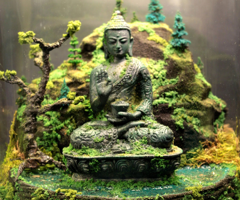 Ancient Buddha Zen Garden Terrarium