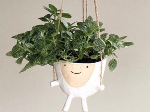 Anthropomorphized Hanging Planter | Million Dollar Gift Ideas
