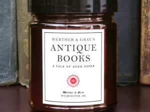 Antique Books Scented Candle | Million Dollar Gift Ideas