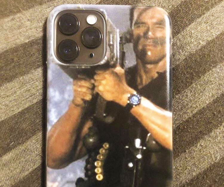 Arnold Commando Bazooka Iphone Case 1