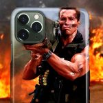 Arnold Commando Bazooka iPhone Case