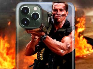 Arnold Commando Bazooka iPhone Case | Million Dollar Gift Ideas