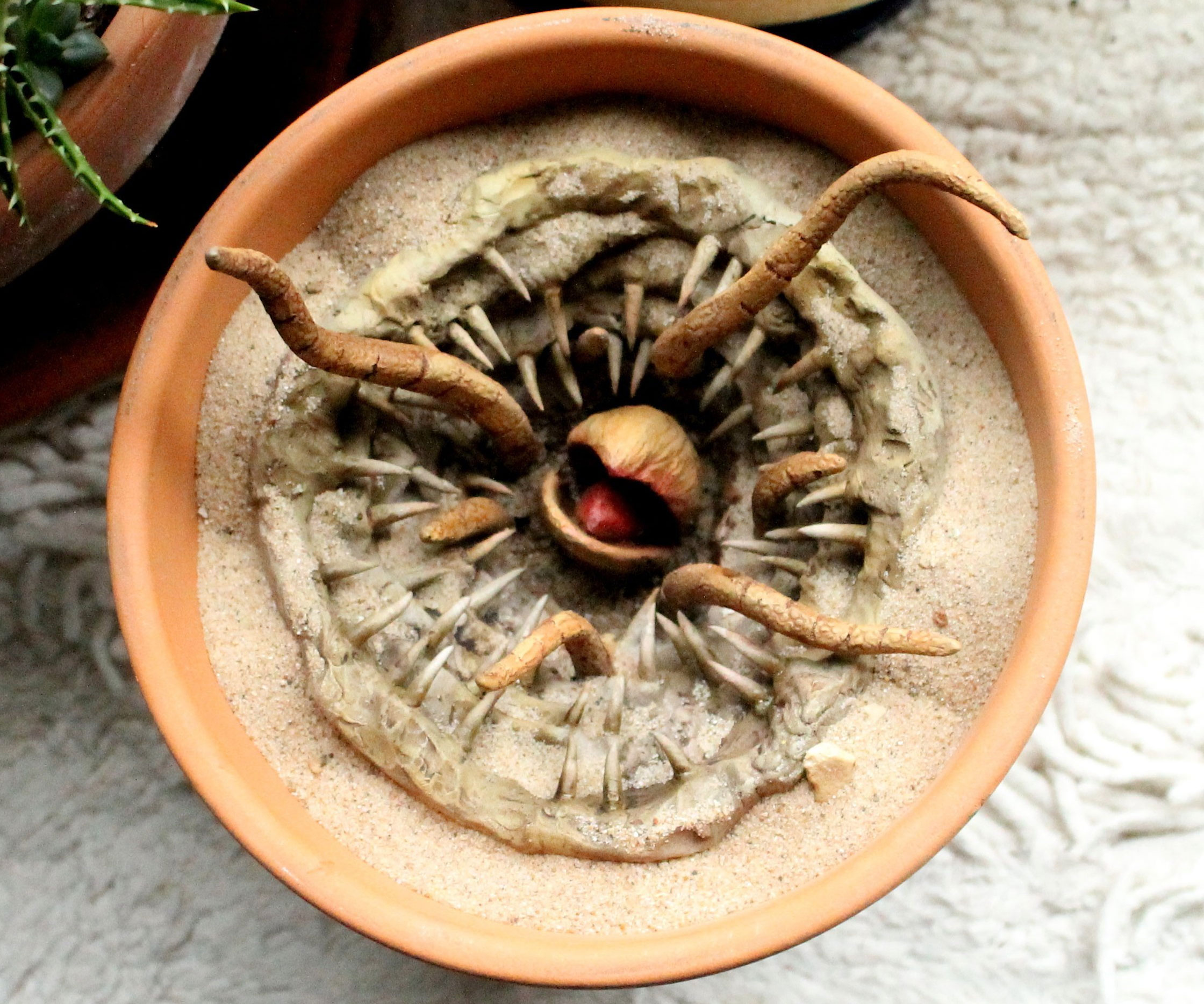 Baby Sarlacc Pit Flower Pot