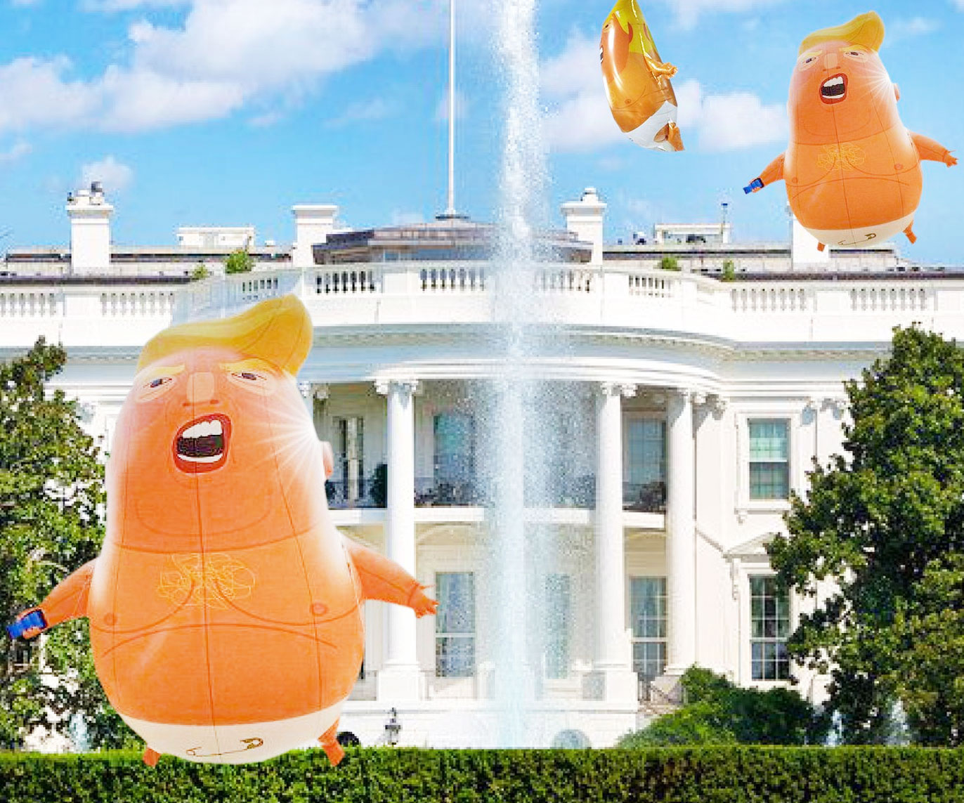 Baby Trump Party Balloons
