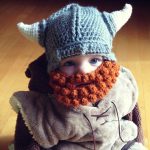 Baby Viking Hat & Beard Beanie