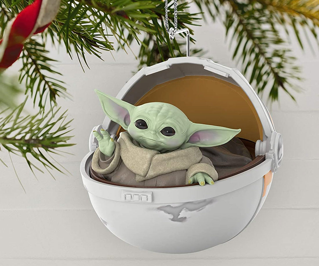 Baby Yoda Christmas Tree Ornament 1