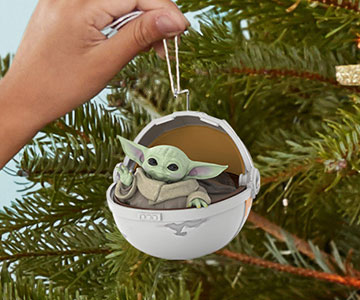 Baby Yoda Christmas Tree Ornament