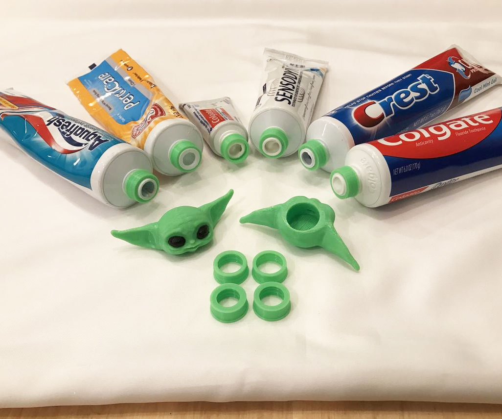 Baby Yoda Toothpaste Topper 2