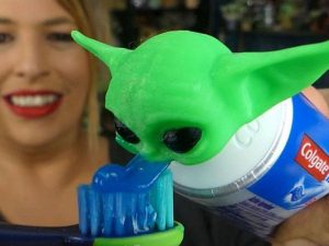 Baby Yoda Toothpaste Topper | Million Dollar Gift Ideas