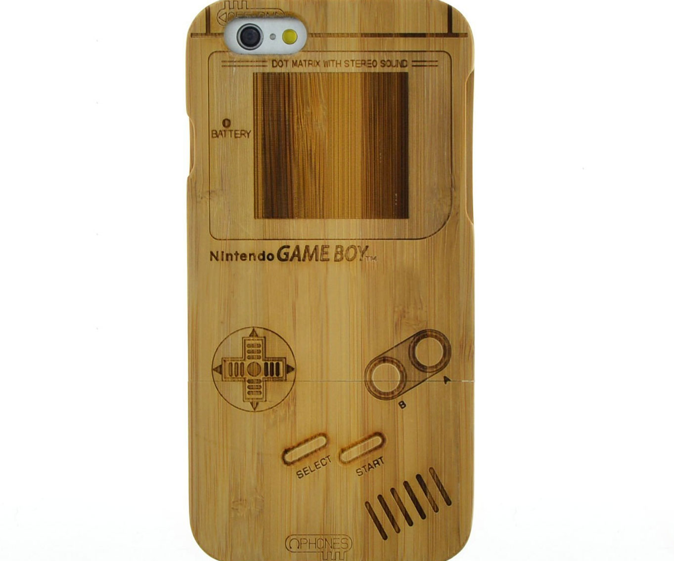 Bamboo Game Boy Iphone Case 2