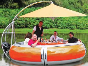 Barbeque Dining Boat | Million Dollar Gift Ideas