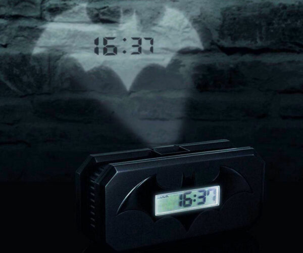 Bat Signal Projection Alarm Clock