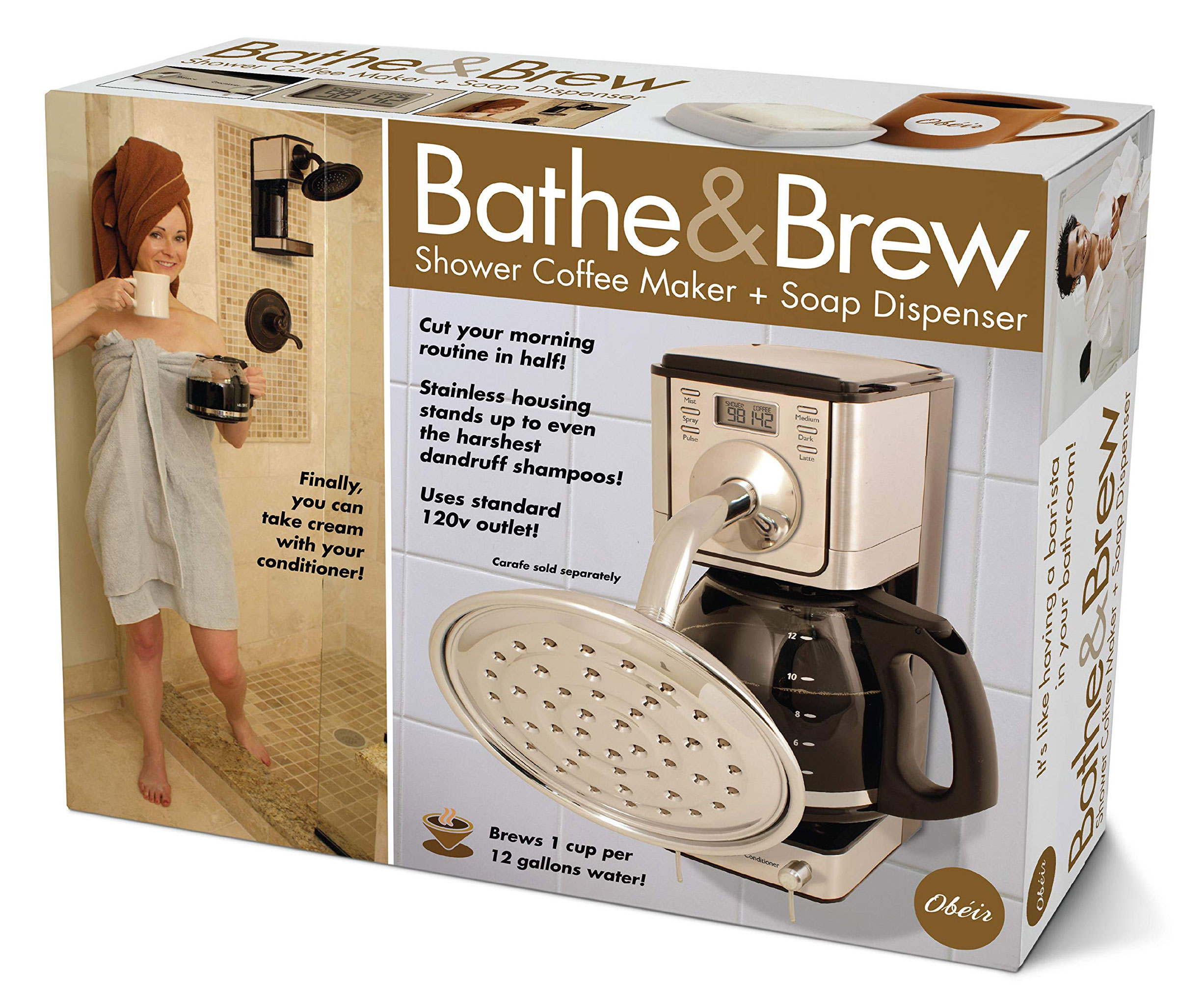 Bathe & Brew Coffee Maker Showerhead