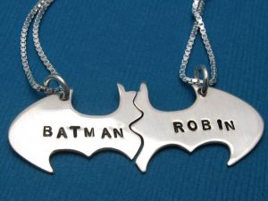Batman And Robin BFF Necklace | Million Dollar Gift Ideas