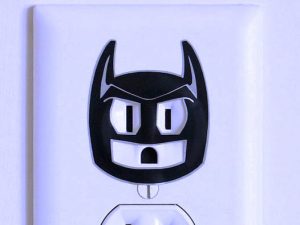Batman Electrical Outlet Sticker | Million Dollar Gift Ideas