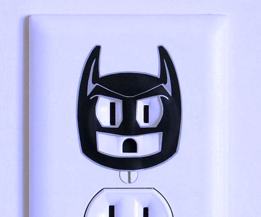 Batman Electrical Outlet Sticker