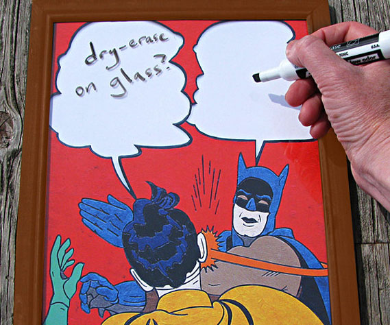 Batman Slap Meme Dry Erase Board