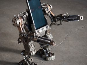 Battle Robot Phone Stand | Million Dollar Gift Ideas