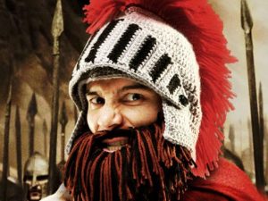 Bearded Barbarian Knight Hat | Million Dollar Gift Ideas