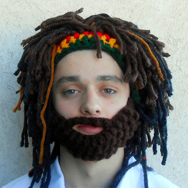 Bearded Rastafarian Hat 1