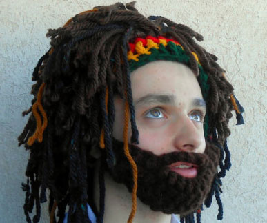 Bearded Rastafarian Hat