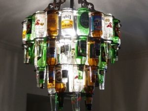 Beer Bottle Chandelier | Million Dollar Gift Ideas