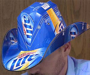 Beer Box Cowboy Hat
