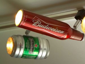 Beer Can Track Lights | Million Dollar Gift Ideas