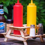 Beer & Condiment Picnic Table Rack Kit