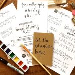 Beginner’s Hand Lettering Kit