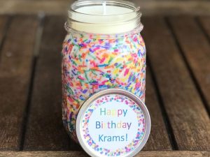 Birthday Cake Scented Candle 1