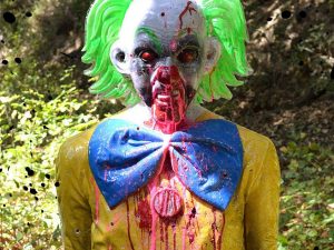 Bleeding Zombie Clown Target | Million Dollar Gift Ideas