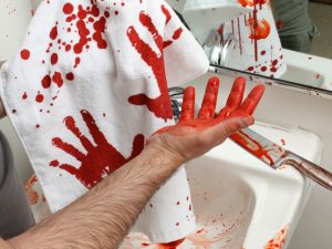 Bloody Hand Towel | Million Dollar Gift Ideas