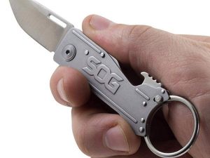 Bottle Opener Keychain Folding Knife | Million Dollar Gift Ideas