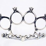 Brass Knuckles Engagement Ring 1