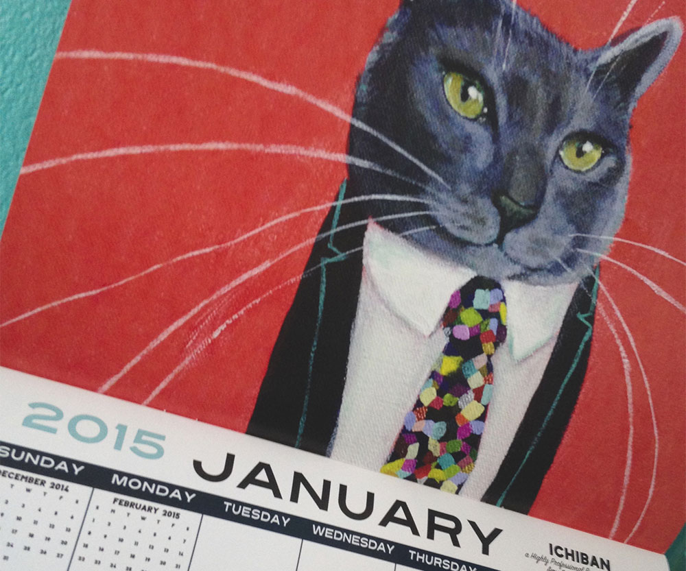 Business Cats Calendar 1
