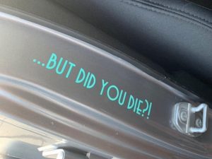 But Did You Die Car Decal | Million Dollar Gift Ideas