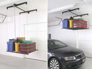 Cable Lifted Storage Rack | Million Dollar Gift Ideas