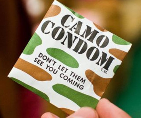 Camouflage Condoms