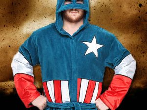 Captain America Bathrobe | Million Dollar Gift Ideas