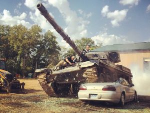 Car Crushing Tank Experience 1
