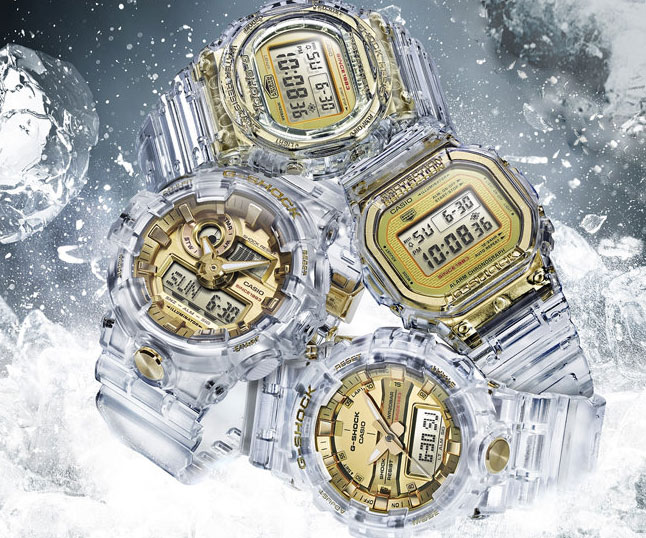 Casio G-Shock Skeleton Gold Watch