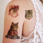 Cat Lady Temporary Tattoos